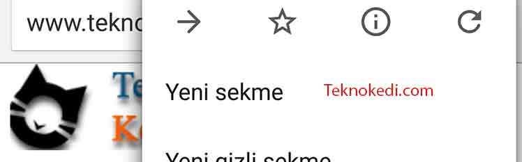 Android telefon ve tabletlerde chrome geçmişini silmek