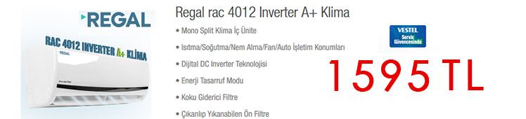 Bim Regal Rac 4012 İnverter Klima Özellikleri