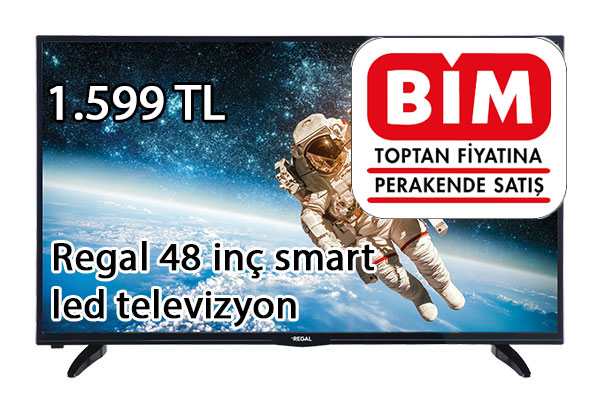 bim regal smart led televizyon